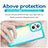Silicone Transparent Frame Case Cover J01S for OnePlus Nord N20 5G