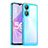 Silicone Transparent Frame Case Cover J01S for Oppo A58 5G