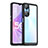 Silicone Transparent Frame Case Cover J01S for Oppo A58 5G