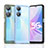 Silicone Transparent Frame Case Cover J01S for Oppo A58 5G
