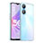 Silicone Transparent Frame Case Cover J01S for Oppo A78 5G Clear