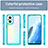 Silicone Transparent Frame Case Cover J01S for Oppo F21s Pro 5G