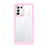 Silicone Transparent Frame Case Cover J01S for Oppo K9S 5G Pink