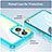 Silicone Transparent Frame Case Cover J01S for Oppo Reno7 Lite 5G