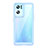 Silicone Transparent Frame Case Cover J01S for Oppo Reno7 Pro 5G