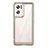 Silicone Transparent Frame Case Cover J01S for Oppo Reno7 Pro 5G Gray