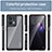 Silicone Transparent Frame Case Cover J01S for Oppo Reno8 5G