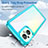 Silicone Transparent Frame Case Cover J01S for Oppo Reno8 Lite 5G
