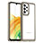 Silicone Transparent Frame Case Cover J01S for Samsung Galaxy A33 5G