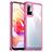 Silicone Transparent Frame Case Cover J01S for Xiaomi POCO M3 Pro 5G