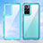 Silicone Transparent Frame Case Cover J01S for Xiaomi Redmi Note 11S 5G