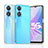 Silicone Transparent Frame Case Cover J02S for Oppo A78 5G