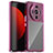Silicone Transparent Frame Case Cover M01 for Xiaomi Mi 12S Ultra 5G Purple