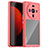 Silicone Transparent Frame Case Cover M01 for Xiaomi Mi 12S Ultra 5G Red