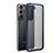 Silicone Transparent Frame Case Cover M02 for Samsung Galaxy S21 5G Blue