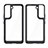 Silicone Transparent Frame Case Cover M03 for Samsung Galaxy S21 5G