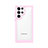 Silicone Transparent Frame Case Cover M03 for Samsung Galaxy S21 Ultra 5G Pink