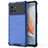 Silicone Transparent Frame Case Cover M04 for Vivo iQOO 9 5G Blue