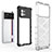 Silicone Transparent Frame Case Cover M05 for Vivo iQOO 9 5G