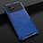 Silicone Transparent Frame Case Cover M05 for Vivo iQOO 9 Pro 5G Blue