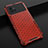 Silicone Transparent Frame Case Cover M05 for Vivo iQOO 9 Pro 5G Red