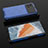 Silicone Transparent Frame Case Cover M06 for Vivo iQOO 9 Pro 5G Blue