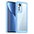 Silicone Transparent Frame Case Cover M06 for Xiaomi Mi 12 Lite 5G Blue
