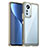 Silicone Transparent Frame Case Cover M06 for Xiaomi Mi 12 Lite 5G Gray