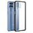 Silicone Transparent Frame Case Cover WL1 for Samsung Galaxy M53 5G Black