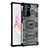 Silicone Transparent Frame Case Cover WL1 for Samsung Galaxy Note 20 Ultra 5G Black