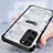 Silicone Transparent Frame Case Cover WL1 for Samsung Galaxy S20