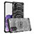 Silicone Transparent Frame Case Cover WL1 for Samsung Galaxy S20 Black