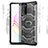 Silicone Transparent Frame Case Cover WL1 for Samsung Galaxy S20 FE (2022) 5G