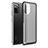 Silicone Transparent Frame Case Cover WL1 for Xiaomi Poco M5S Black