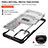 Silicone Transparent Frame Case Cover WL2 for Samsung Galaxy Note 20 Ultra 5G
