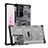Silicone Transparent Frame Case Cover WL2 for Samsung Galaxy Note 20 Ultra 5G Black