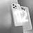 Silicone Transparent Frame Case Cover WT1 for Apple iPhone 12 Pro Max White