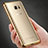 Silicone Transparent Frame Case for Samsung Galaxy Note 5 N9200 N920 N920F Gold