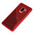Silicone Transparent Frame Cover for Samsung Galaxy A8+ A8 Plus (2018) A730F Red