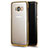 Silicone Transparent Frame Cover for Samsung Galaxy S8 Gold