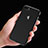 Silicone Transparent Matte Finish Frame Case for Apple iPhone 7 Black
