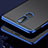 Silicone Transparent Matte Finish Frame Case for Huawei G10 Blue