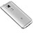 Silicone Transparent Matte Finish Frame Case for Huawei GX8 Silver