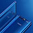 Silicone Transparent Matte Finish Frame Case for Huawei Honor 9 Blue