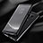 Silicone Transparent Matte Finish Frame Case for Samsung Galaxy Note 8 Black