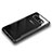 Silicone Transparent Matte Finish Frame Case for Samsung Galaxy Note 8 Duos N950F Black