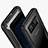 Silicone Transparent Matte Finish Frame Case for Samsung Galaxy S8 Black