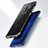 Silicone Transparent Matte Finish Frame Case for Samsung Galaxy S8 Blue