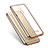 Silicone Transparent Matte Finish Frame Case for Xiaomi Redmi Note 3 MediaTek Gold