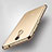 Silicone Transparent Matte Finish Frame Case for Xiaomi Redmi Note 4 Gold